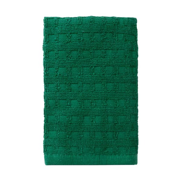 Classic Solid Dish Cloth 100% Cotton Terry Dark Green, Ritz, Mfr#: 22320
